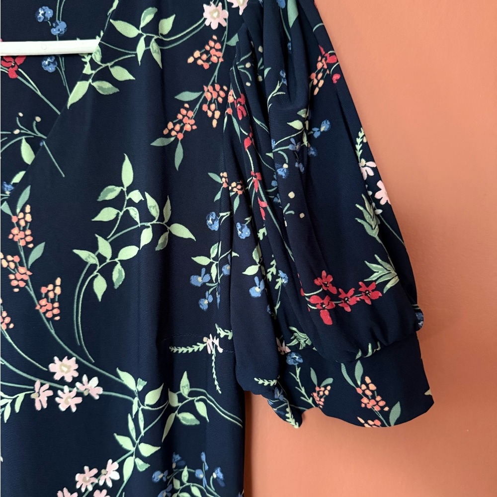 Tommy Hilfiger Navy Floral Dress - Picture 3 of 4